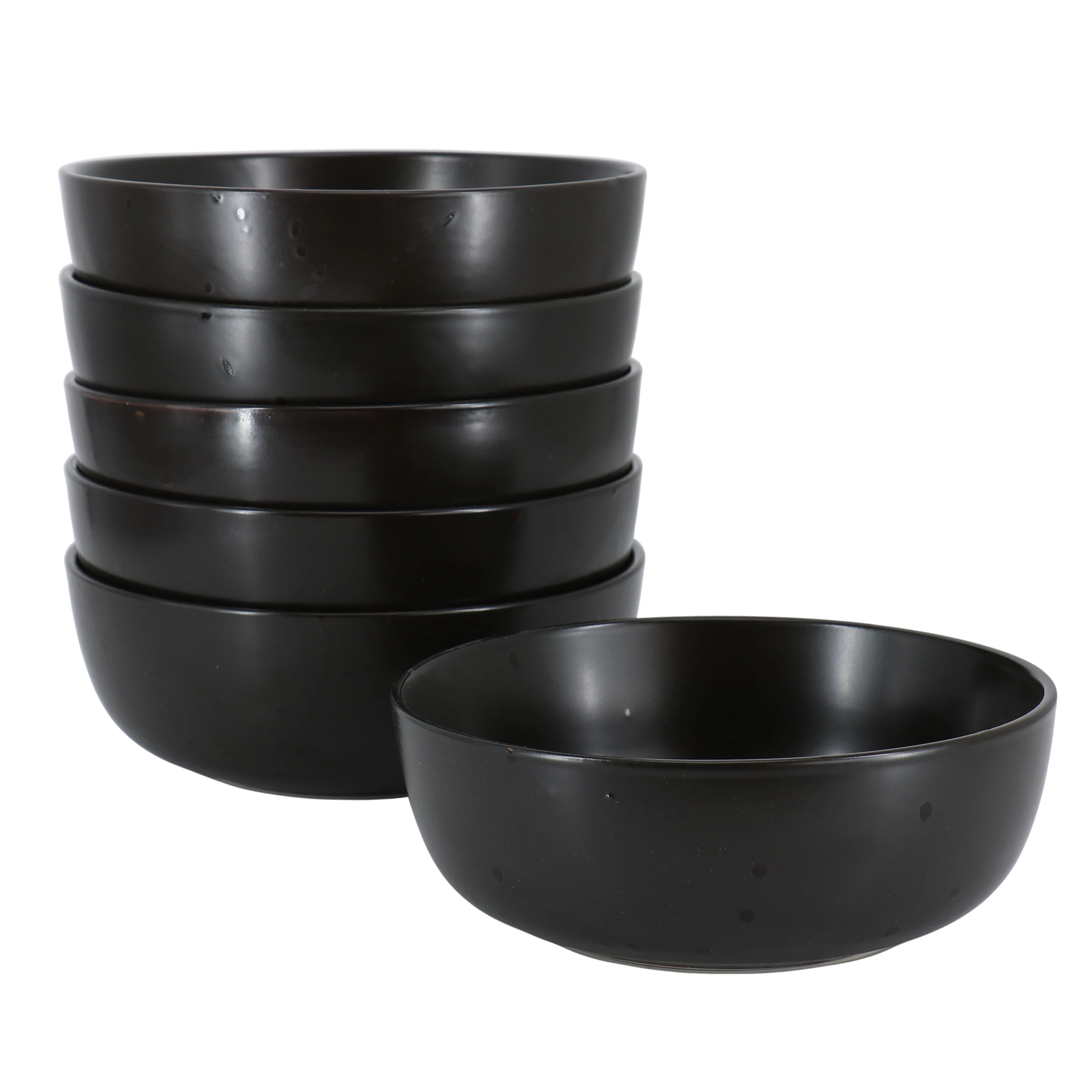 Mio Modern Coupe 6-Piece 6.5 Inch Round Stoneware Bowl Set in Pepper
Mio Modern Coupe 6-Piece 6.5 Inch Round Stoneware Bowl Set in Pepper