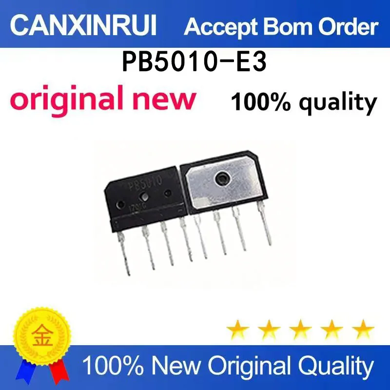 (5-100 pieces)Brand new original high-power flat bridge rectifier bridge PB5010-E3/45 50A/1000V spot chip IC
(5-100 pieces)Brand new original high-power flat bridge rectifier bridge PB5010-E3/45 50A/1000V spot chip IC