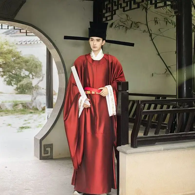 Song Dynasty Official Uniforms Mens Traditional Chinese Round Neck Robe Dattern Pattern Wedding Groom Clothing Royal Guards Suit
Song Dynasty Official Uniforms Mens Traditional Chinese Round Neck Robe Dattern Pattern Wedding Groom Clothing Royal Guards Suit
