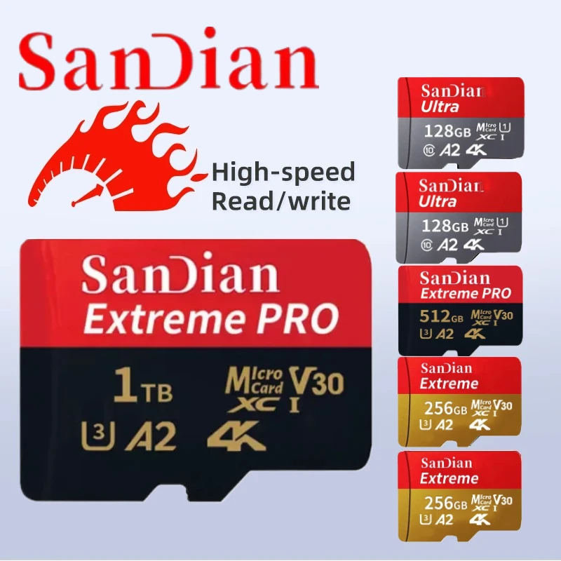 2026 New Original 1TB Memory Card 128GB 256GB SD/TF Class10 Flash Card mini SD TF CARD for Phone Speakers Robot Camera
2026 New Original 1TB Memory Card 128GB 256GB SD/TF Class10 Flash Card mini SD TF CARD for Phone Speakers Robot Camera