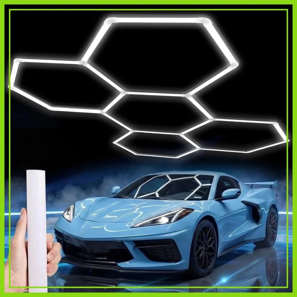 Hexagon 5000K LED Garage Lights: 25 Pack, 1.31-inch Wider, 26300LM Super Bright for Garage, Workshop, Warehouse, Gym
Hexagon 5000K LED Garage Lights: 25 Pack, 1.31-inch Wider, 26300LM Super Bright for Garage, Workshop, Warehouse, Gym
