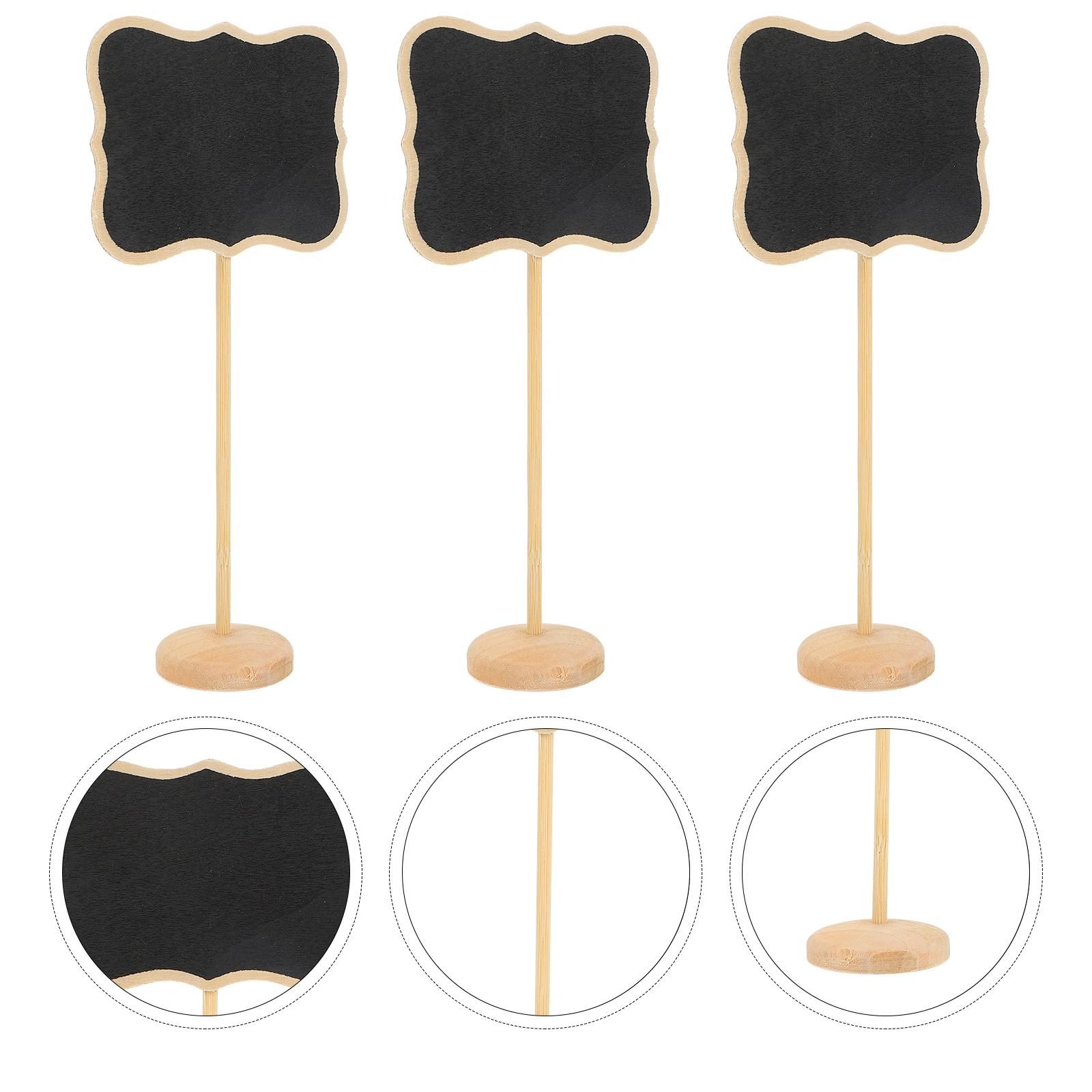 10pcs Mini Blackboard Signs Smooth Wooden Material Erasable Reusable Home Decor Office Shop Wedding Birthday Party
10pcs Mini Blackboard Signs Smooth Wooden Material Erasable Reusable Home Decor Office Shop Wedding Birthday Party