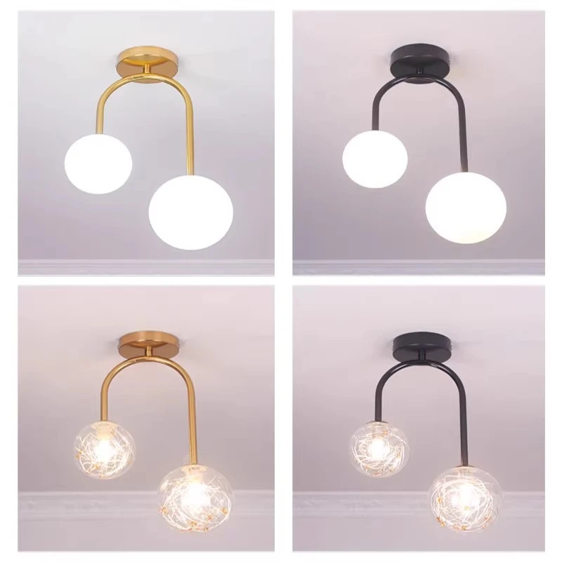 Nordic Glass Ball Ceiling Lights Restaurant Bar Home Decor Hanging Lamps Modern LED Living Room Bedroom Fixtures Indoor Lighting
Nordic Glass Ball Ceiling Lights Restaurant Bar Home Decor Hanging Lamps Modern LED Living Room Bedroom Fixtures Indoor Lighting