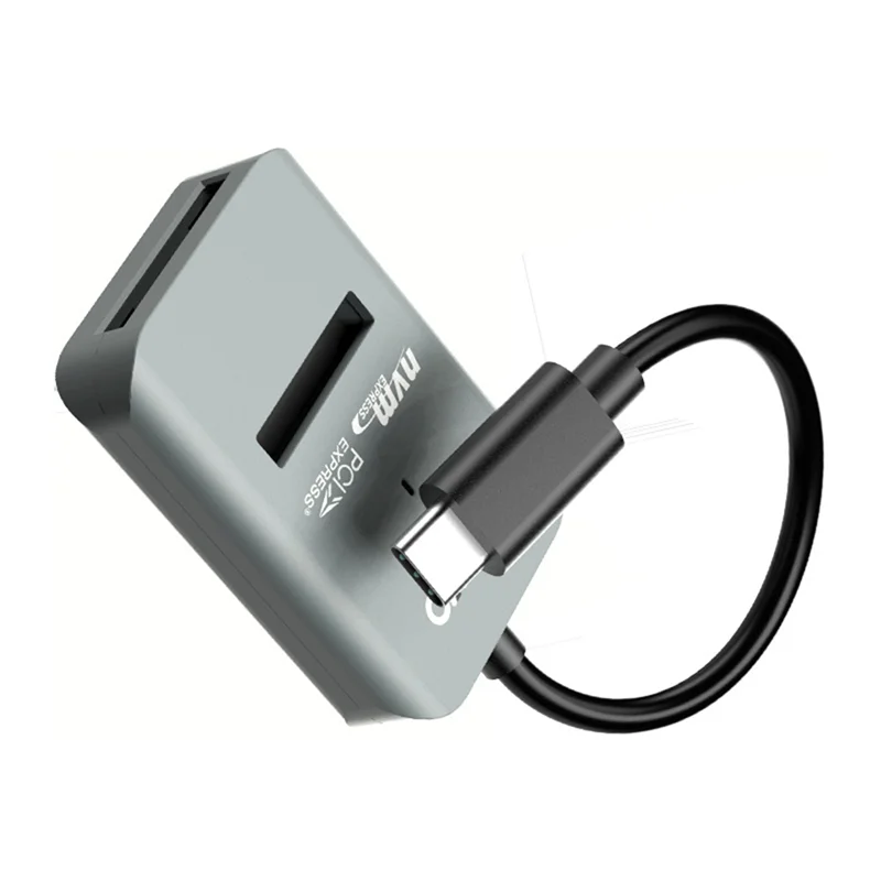 HJ-M.2 NVME To Type-C USB 3.1 Adapter For PCIE NVME SSD Tool-Free Supports2230/42/60/80/22110
HJ-M.2 NVME To Type-C USB 3.1 Adapter For PCIE NVME SSD Tool-Free Supports2230/42/60/80/22110