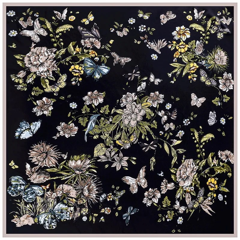 Women's 130cm French New Butterfly Floral Scarf All-Season Warm Shawl UV Protection Travel Gift Fashion Square Wrap Accessory
Women's 130cm French New Butterfly Floral Scarf All-Season Warm Shawl UV Protection Travel Gift Fashion Square Wrap Accessory