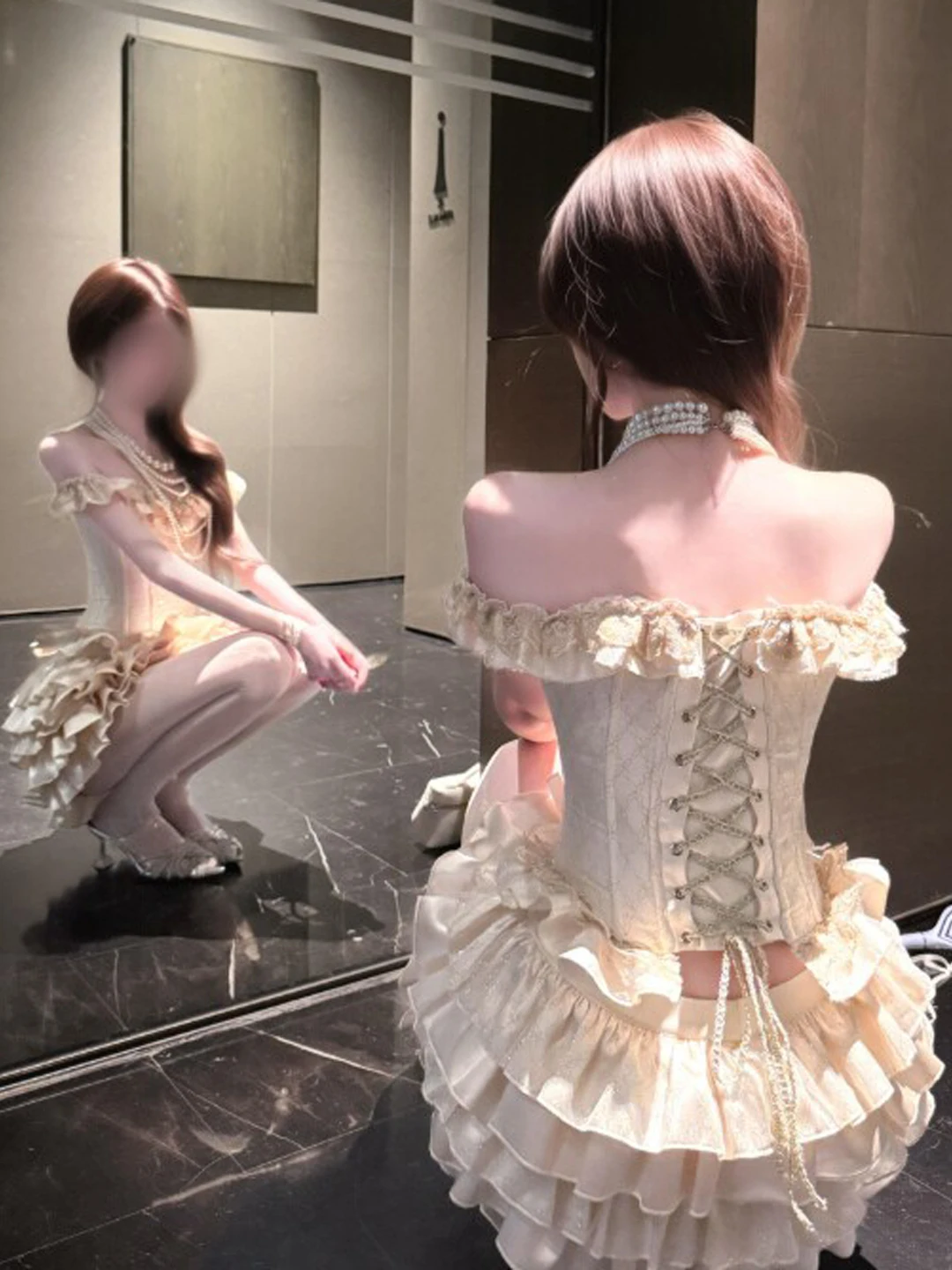 Unique Cake Short Skirt One Shoulder Top Set Summer Comfortable Breathable Women's Fashion Outfit Versatile High Waist Design
Unique Cake Short Skirt One Shoulder Top Set Summer Comfortable Breathable Women's Fashion Outfit Versatile High Waist Design