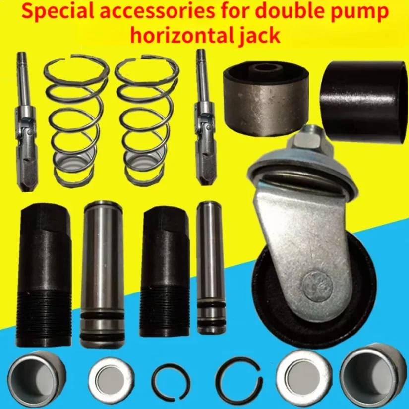 Horizontal Hydraulic Jack For 3T 4T Universal Joint Head Double Pump Oil Pump Body Pump Core Pump Spring Jack Accessories
Horizontal Hydraulic Jack For 3T 4T Universal Joint Head Double Pump Oil Pump Body Pump Core Pump Spring Jack Accessories