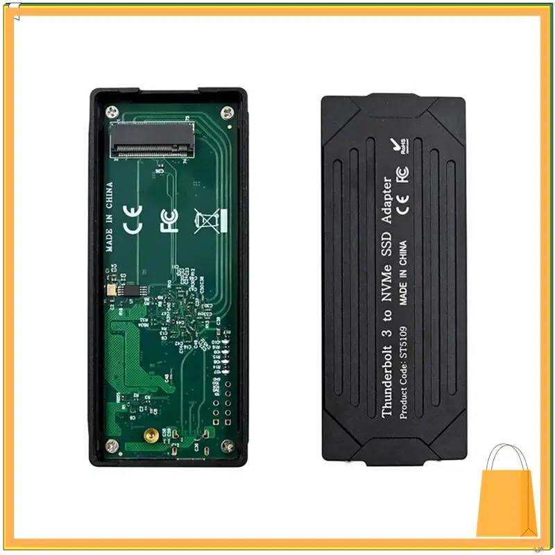 L52A-Usb Type-C Thunderbolt 3 Tom.2 Nvme SSD Hard Drive Enclosure 40Gbps Supports M.2 M Key Andm.2 B & Mkey Nvme
L52A-Usb Type-C Thunderbolt 3 Tom.2 Nvme SSD Hard Drive Enclosure 40Gbps Supports M.2 M Key Andm.2 B & Mkey Nvme