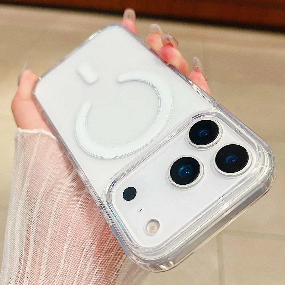 For iPhone 17 Pro Max Case Transparent Magnetic Frosted Back Cover Slim Shockproof Compatible with iPhone 16 15 14 13 12 11
For iPhone 17 Pro Max Case Transparent Magnetic Frosted Back Cover Slim Shockproof Compatible with iPhone 16 15 14 13 12 11