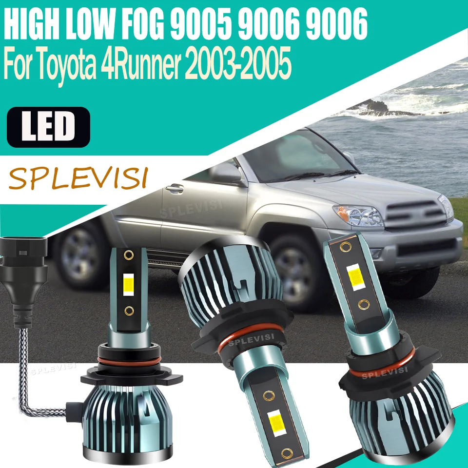 Shockproof & Dustproof Quick Setup Secure Night Journeys Headlight high low fog foglight LED For Toyota 4Runner 2003 2004 2005
Shockproof & Dustproof Quick Setup Secure Night Journeys Headlight high low fog foglight LED For Toyota 4Runner 2003 2004 2005
