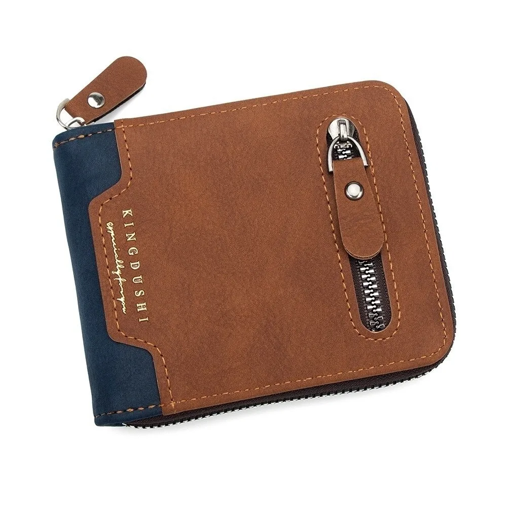Portable Multi-position Men's Short Wallet Thin Zipper PU Leather Coin Purse Large Capacity Multi-function Card Holder Outdoor
Portable Multi-position Men's Short Wallet Thin Zipper PU Leather Coin Purse Large Capacity Multi-function Card Holder Outdoor
