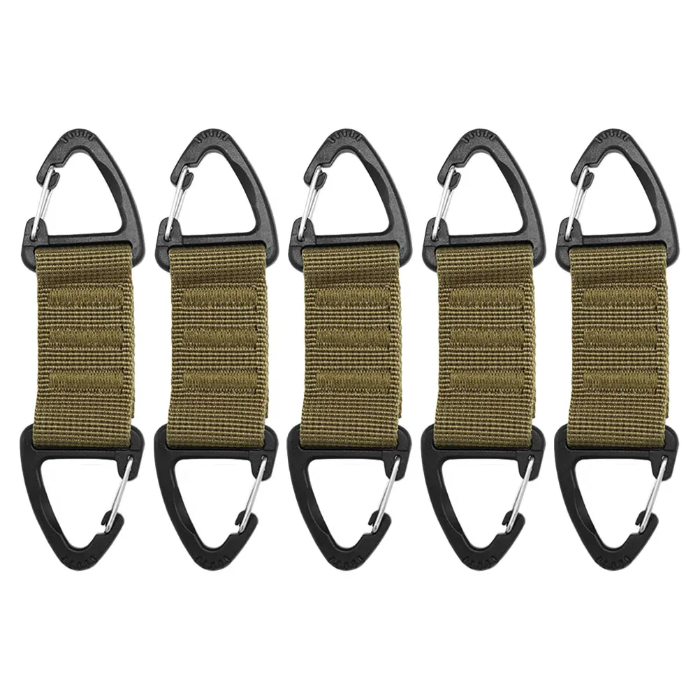5pcs Carabiner Keychain Camping Buckle Clips Water Bottle Strap Heavy Duty Nylon Webbing Backpack Storage
5pcs Carabiner Keychain Camping Buckle Clips Water Bottle Strap Heavy Duty Nylon Webbing Backpack Storage