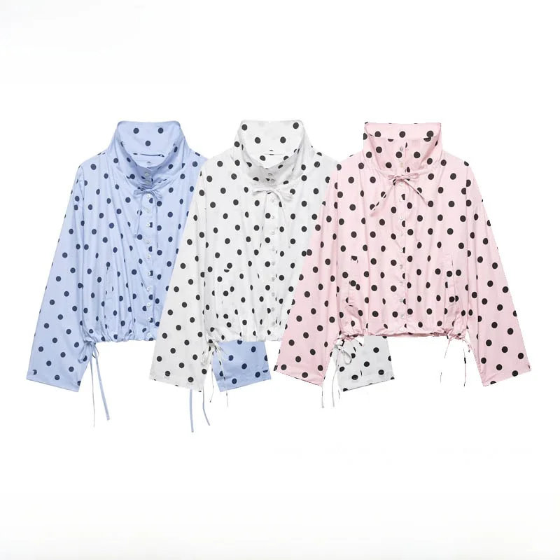 Fashionable Polka Dot Jacket Outerwear Women's Spring Summer New Arrival Standard Fit Long Sleeve Button up Casual Polyester
Fashionable Polka Dot Jacket Outerwear Women's Spring Summer New Arrival Standard Fit Long Sleeve Button up Casual Polyester