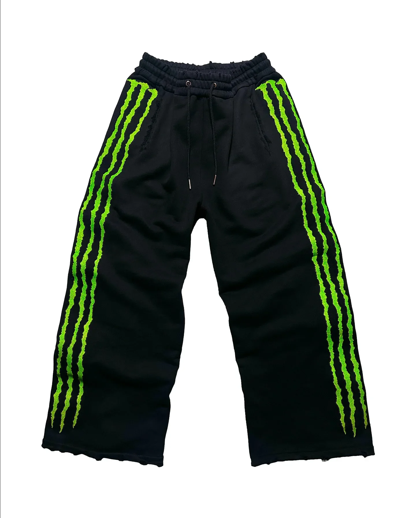 Claw Triple Stripe Fluorescence Sweatpants Y2K Streetwear Hip Hop Personality Glow Casual Pants Cotton Drawstring Joggers
Claw Triple Stripe Fluorescence Sweatpants Y2K Streetwear Hip Hop Personality Glow Casual Pants Cotton Drawstring Joggers
