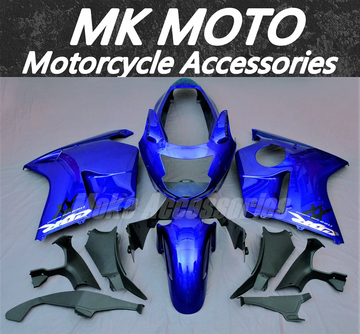 Moke moto Motorcycle Fairings Kit Fit For CBR1100XX 97-07 Bodywork Set High Quality ABS Injection Blue
Moke moto Motorcycle Fairings Kit Fit For CBR1100XX 97-07 Bodywork Set High Quality ABS Injection Blue