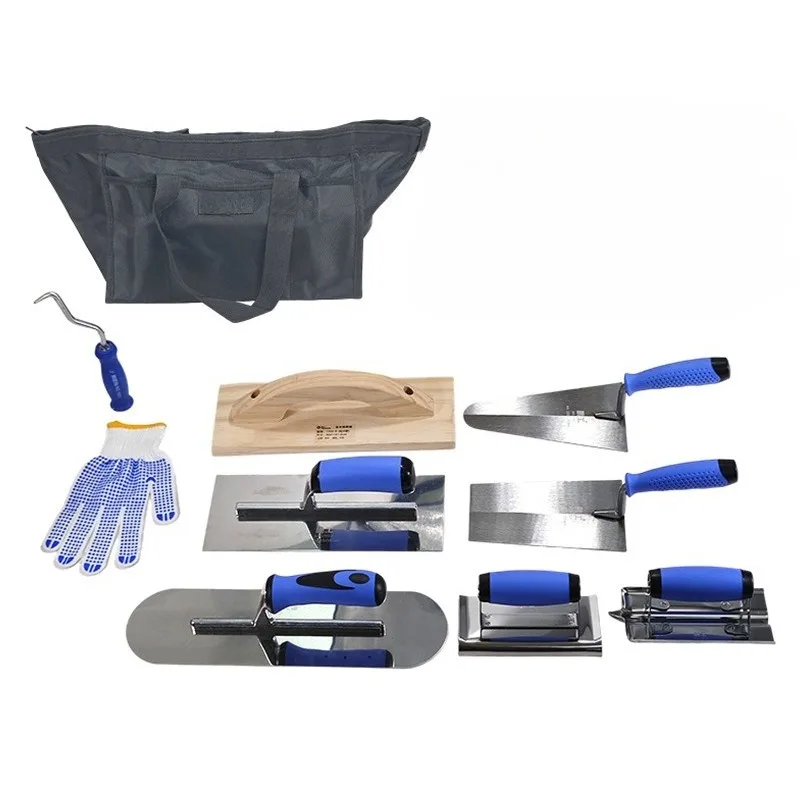Набор строительных инструментов, скребок из нержавеющей стали, шпатель с изогнутыми углами, набор досок для дозирования клея, противоскользящие перчатки
Набор строительных инструментов, скребок из нержавеющей стали, шпатель с изогнутыми углами, набор досок для дозирования клея, противоскользящие перчатки
