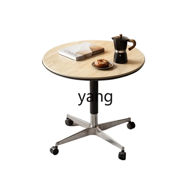 ZYF solid wood lifting coffee table living room mobile rock slab round table household
ZYF solid wood lifting coffee table living room mobile rock slab round table household