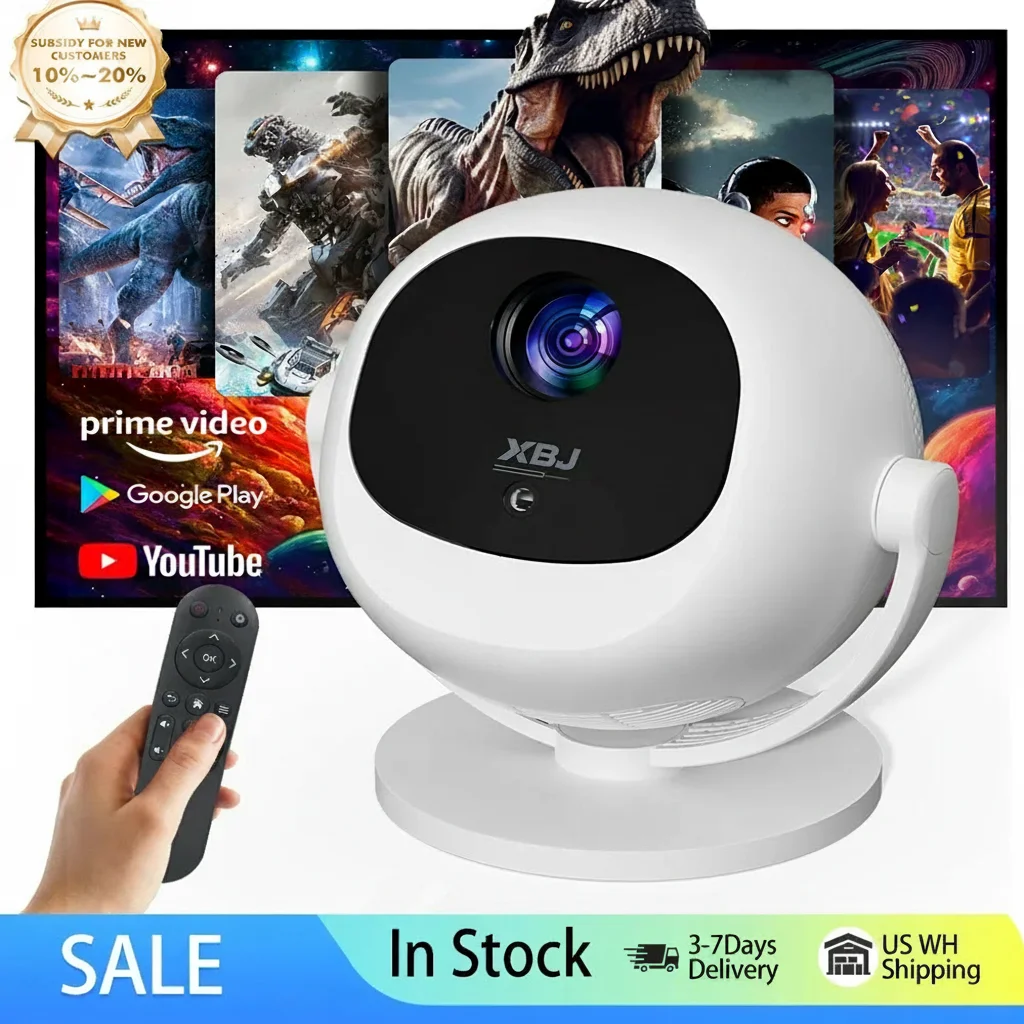 XBJ Smart Touch Screen Portable Projector Support 4K Wifi 6 Bluetooth Auto Focus Compatible with phone/ TVStick/pc/IndoorOutdoor
XBJ Smart Touch Screen Portable Projector Support 4K Wifi 6 Bluetooth Auto Focus Compatible with phone/ TVStick/pc/IndoorOutdoor