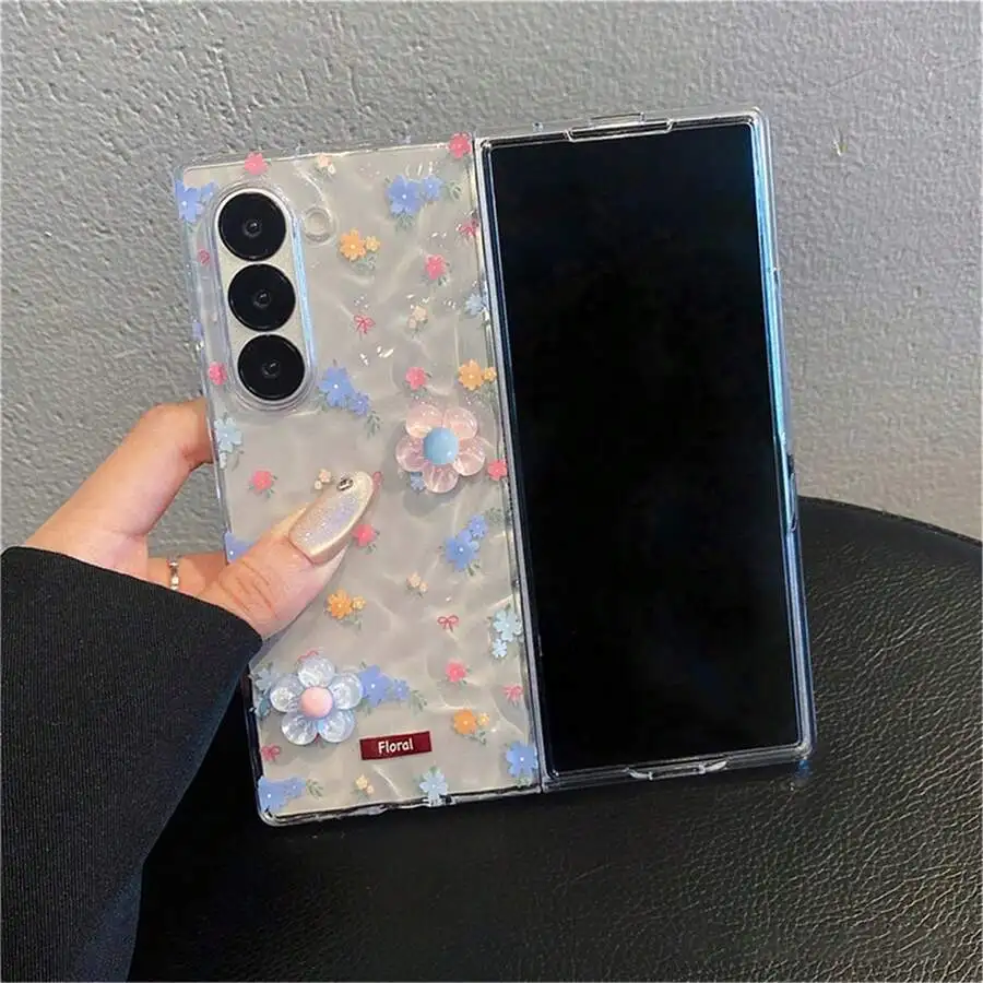Cute Fresh Summer Floral Flower Wrinkle Transparent Phone Case Compatible With Samsung
Cute Fresh Summer Floral Flower Wrinkle Transparent Phone Case Compatible With Samsung