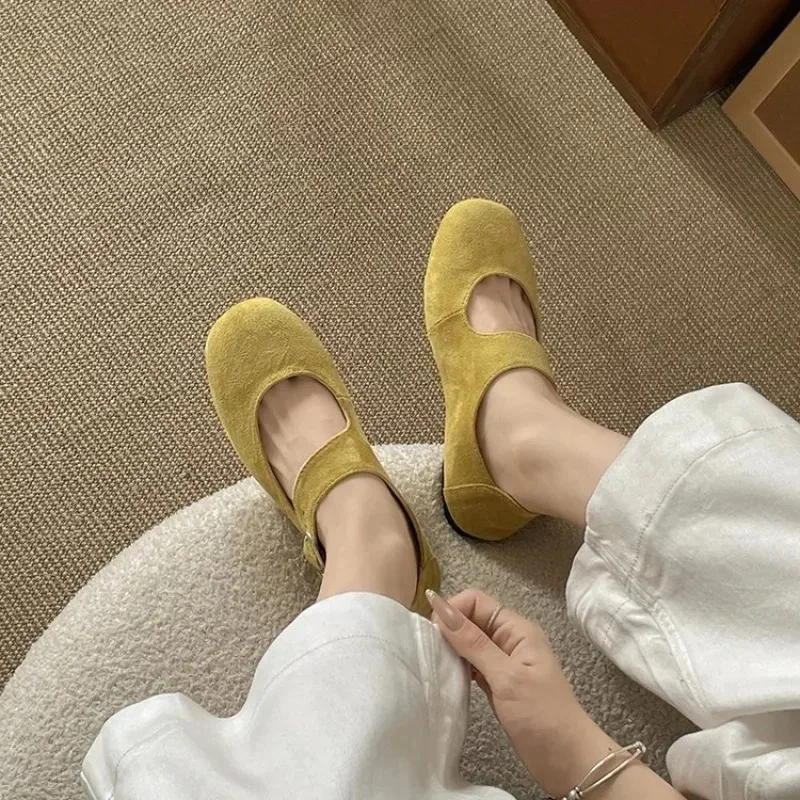 French Vintage Shallow Mouth Mary Jane Shoes Women 2026 New One Strap Flat Ballet Shoes
French Vintage Shallow Mouth Mary Jane Shoes Women 2026 New One Strap Flat Ballet Shoes