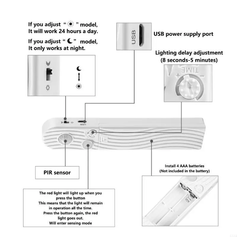 LXAA Светодиодные полоски Light 5V потолочный столовый шкаф Light Light Home Decoration String Lamp
LXAA Светодиодные полоски Light 5V потолочный столовый шкаф Light Light Home Decoration String Lamp