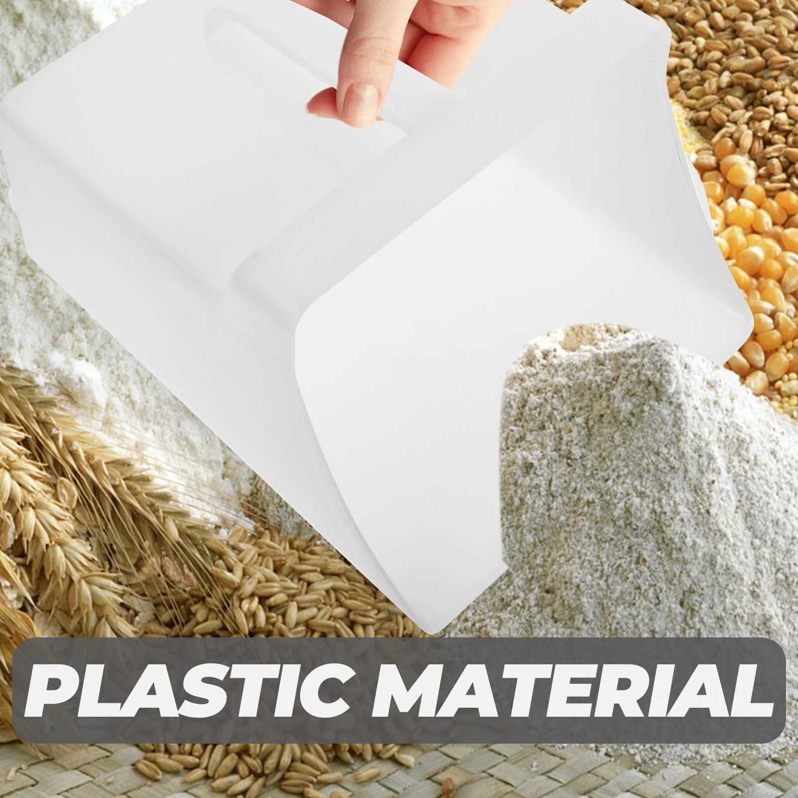 Plastic Dustpan Grains Shovel Cleaning Multi-use Thickened White Reusable Handheld Garbage Container Rubbish Tool
Plastic Dustpan Grains Shovel Cleaning Multi-use Thickened White Reusable Handheld Garbage Container Rubbish Tool
