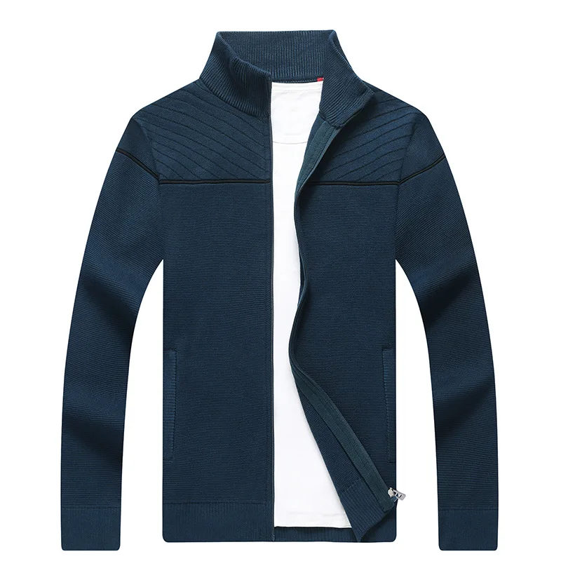2023 Autumn New Men's Cardigan Stand Collar Solid Zipper Long Sleeve Stretchy Simple Casual Fashion Male Knitting Sweater
2023 Autumn New Men's Cardigan Stand Collar Solid Zipper Long Sleeve Stretchy Simple Casual Fashion Male Knitting Sweater