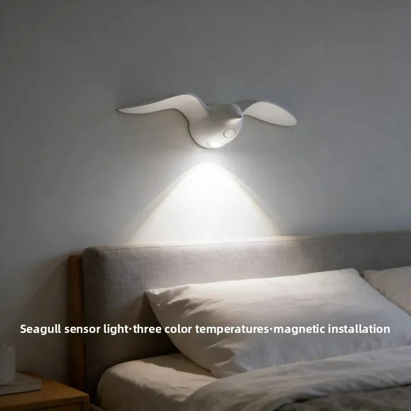 Светодиодный ночник Seagull с датчиком движения, перезаряжаемый настенный светильник для коридора, лестницы, входа, для внутреннего и наружного декора
Светодиодный ночник Seagull с датчиком движения, перезаряжаемый настенный светильник для коридора, лестницы, входа, для внутреннего и наружного декора