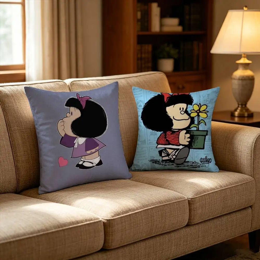 Hot Mafalda Pillow Case Pattern Printed Pillowcase For Living Room Sofa Cushion Cover
Hot Mafalda Pillow Case Pattern Printed Pillowcase For Living Room Sofa Cushion Cover