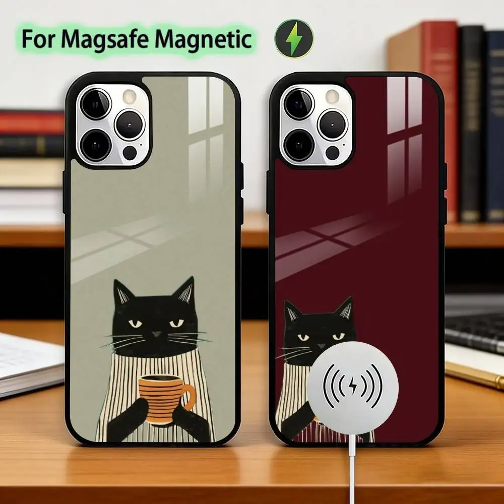 The Lazy Cat with Coffee Phone Case For iPhone17,16,15,14,13,12,11 Plus,Pro Magnetic with Magsafe Wireless Charging
The Lazy Cat with Coffee Phone Case For iPhone17,16,15,14,13,12,11 Plus,Pro Magnetic with Magsafe Wireless Charging