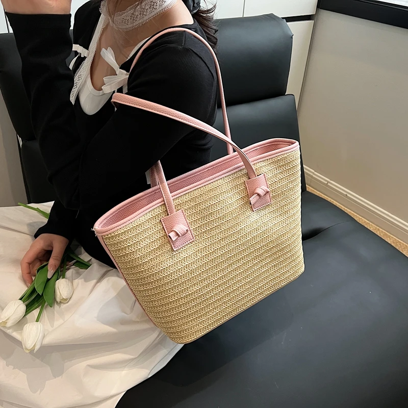 Leisure Versatile Niche Versatile Woven High-End Sense Work Commuting One Shoulder Hand-Held Tote Bag
Leisure Versatile Niche Versatile Woven High-End Sense Work Commuting One Shoulder Hand-Held Tote Bag