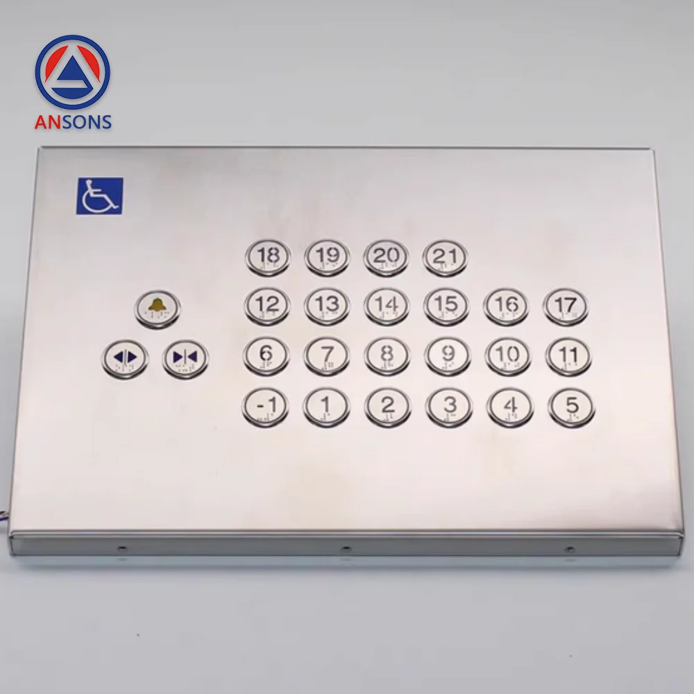 XCP5-A OTIS Elevator COP Disability Accessible Control Panel Customized Ansons Elevator Spare Parts
XCP5-A OTIS Elevator COP Disability Accessible Control Panel Customized Ansons Elevator Spare Parts