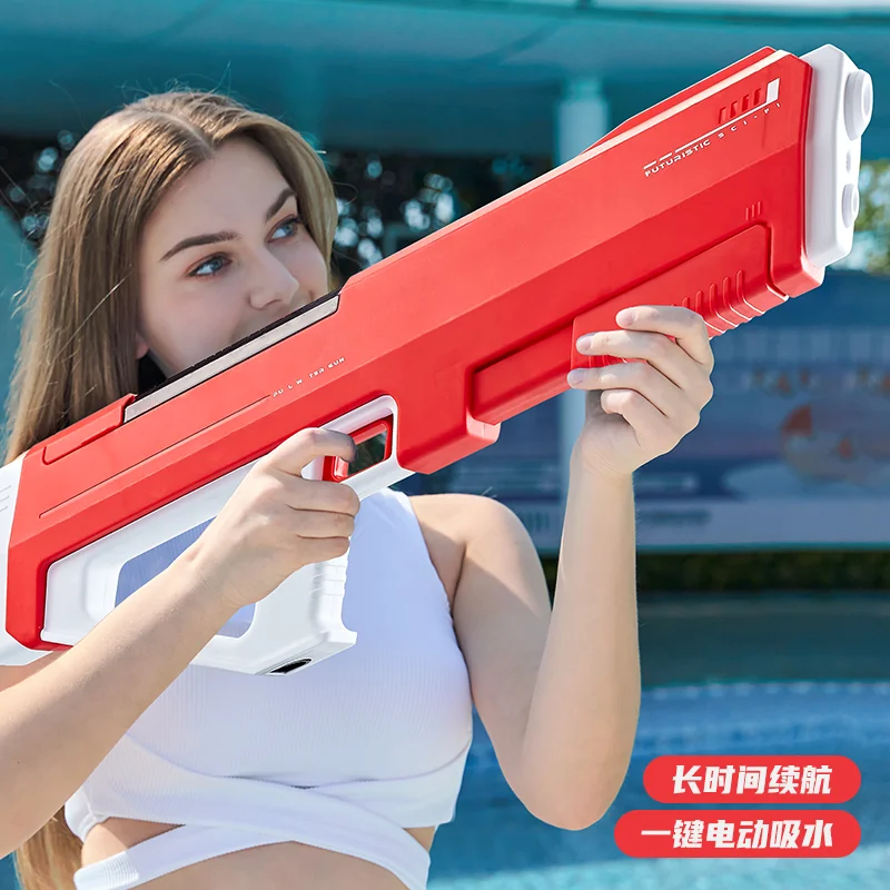 New Fully Automatic Electric Water Gun Toy, Summer Swimming Pool Adult Combat Shooting Water Gun Boy Beach Gifts
New Fully Automatic Electric Water Gun Toy, Summer Swimming Pool Adult Combat Shooting Water Gun Boy Beach Gifts
