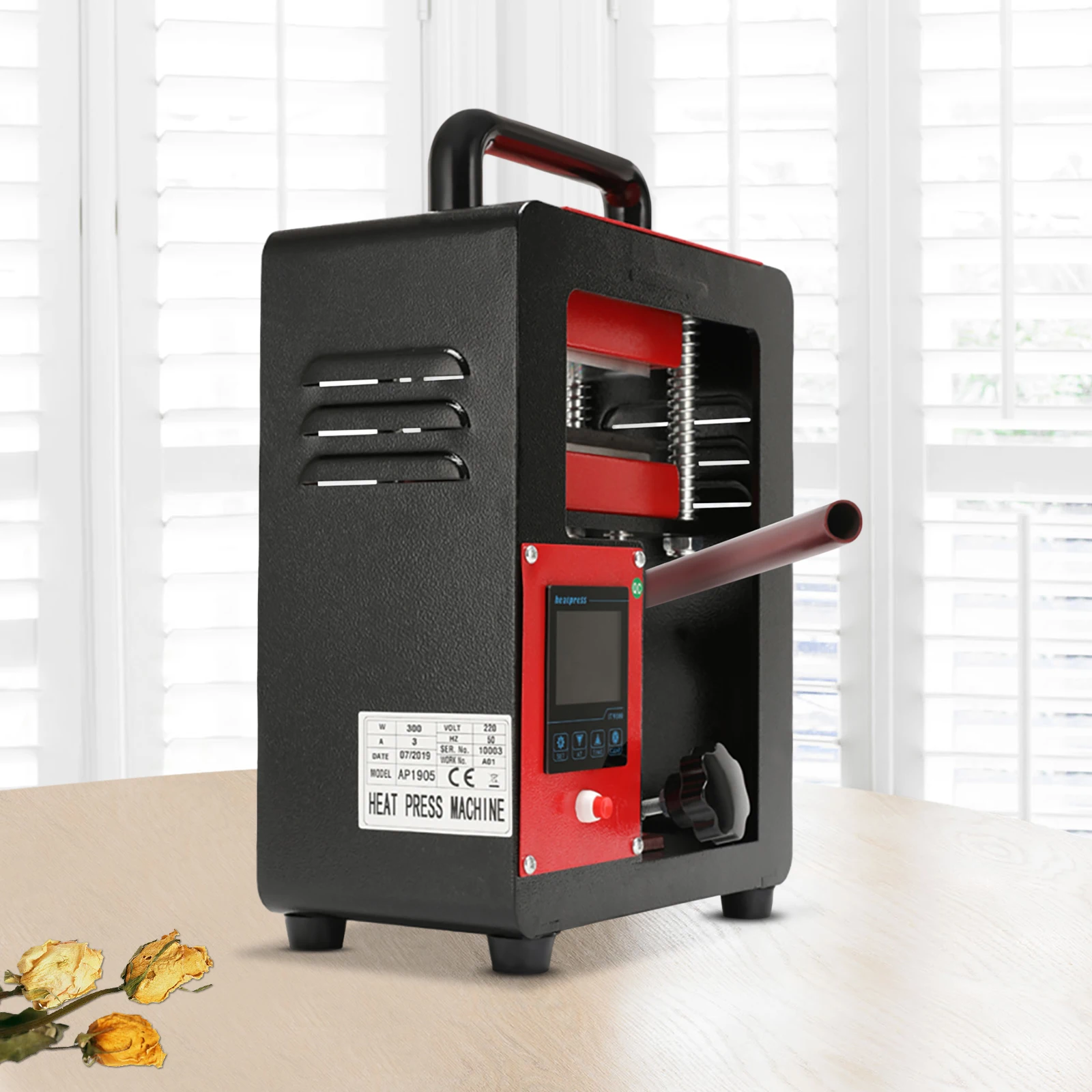5 Ton Hydraulic Heat Press Machine, 900W Mini Hot Press Stamping Machine with 2.4'' X 4.7''Dual Heating Plate
5 Ton Hydraulic Heat Press Machine, 900W Mini Hot Press Stamping Machine with 2.4'' X 4.7''Dual Heating Plate
