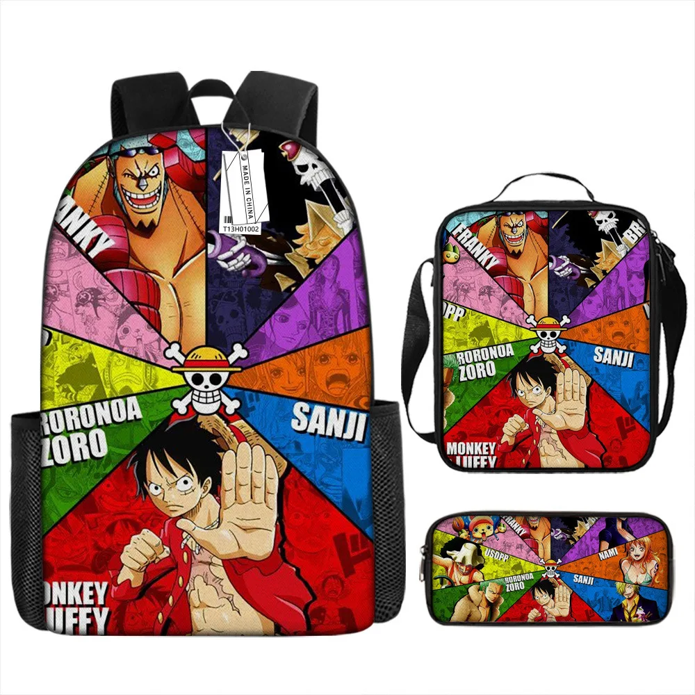 One Piece Monkey D. Luffy Kids 3Pcs Set Backpack Student School Shoulder Bag Pencil Bags Bookbag Rucksack Best Gift
One Piece Monkey D. Luffy Kids 3Pcs Set Backpack Student School Shoulder Bag Pencil Bags Bookbag Rucksack Best Gift
