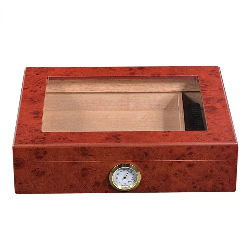 Cigar moisture box glass top display storage box cigar box
Cigar moisture box glass top display storage box cigar box