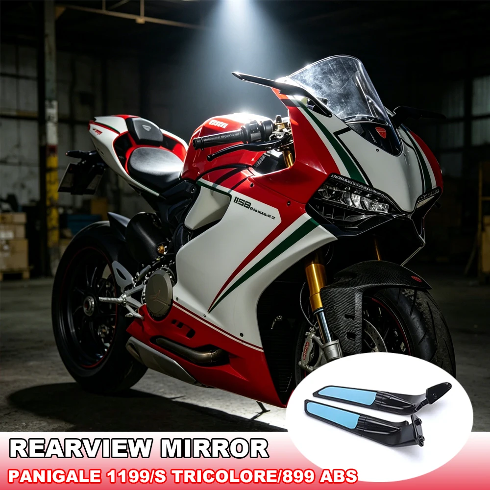 For PANIGALE 1199 S Motorcycle Rearview Mirror Panigale 899 Tricolore ABS Adjustable Stealth Mirrors Sport Winglet Mirror Kits
For PANIGALE 1199 S Motorcycle Rearview Mirror Panigale 899 Tricolore ABS Adjustable Stealth Mirrors Sport Winglet Mirror Kits