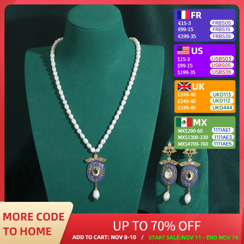 Wedding Bride Enamel Necklace Woman Jewelry Set Rhinestones Baroque Pearl Earrings Retro Palace Design Crystal Leaf Accessories
Wedding Bride Enamel Necklace Woman Jewelry Set Rhinestones Baroque Pearl Earrings Retro Palace Design Crystal Leaf Accessories