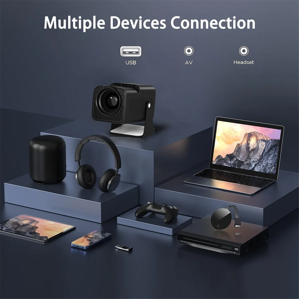 Проектор Y6S, Android, Wi-Fi, домашний портативный Настенный проектор 4K Ultra HD, домашний кинотеатр, белый проектор с европейской вилкой
Проектор Y6S, Android, Wi-Fi, домашний портативный Настенный проектор 4K Ultra HD, домашний кинотеатр, белый проектор с европейской вилкой
