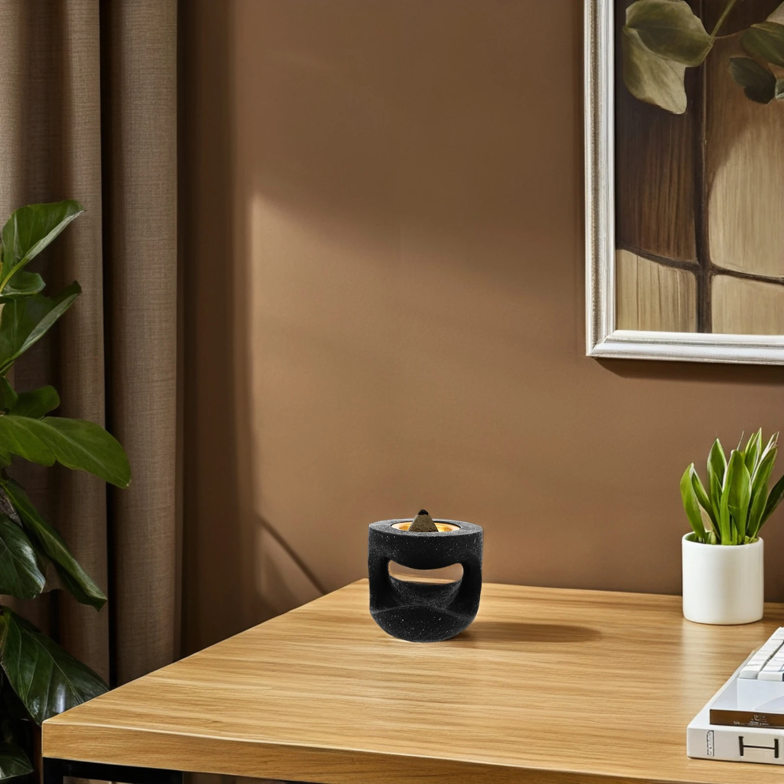 Creative Hanging Pot Incense Burner Resin Material Tabletop Decor Indoor Ornament Modern Censer Festive Atmosphere Portable Home
Creative Hanging Pot Incense Burner Resin Material Tabletop Decor Indoor Ornament Modern Censer Festive Atmosphere Portable Home