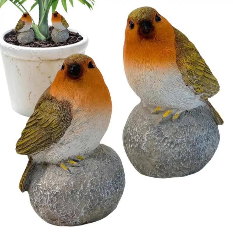 2Pcs Bird Statue Garden Decor Bird Sculptures Resin Animal Sculpture Figurine Outdoor Decoration for Garden Courtyard
2Pcs Bird Statue Garden Decor Bird Sculptures Resin Animal Sculpture Figurine Outdoor Decoration for Garden Courtyard
