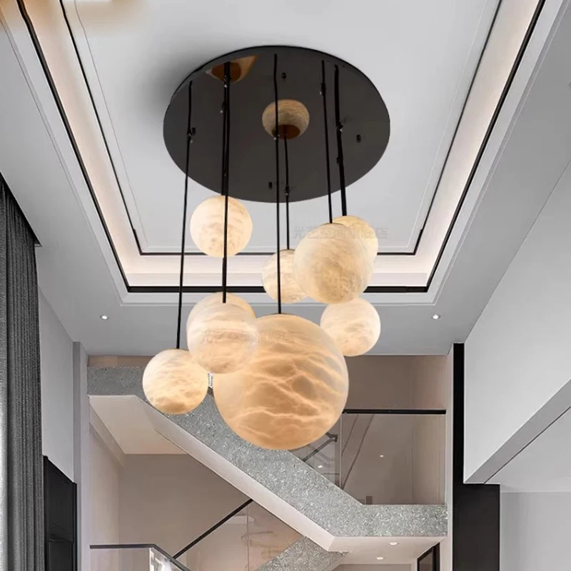 Modern luxury high-rise building home decoration lighting fixtures, staircase chandeliers, living room chandeliers, indoor light
Modern luxury high-rise building home decoration lighting fixtures, staircase chandeliers, living room chandeliers, indoor light