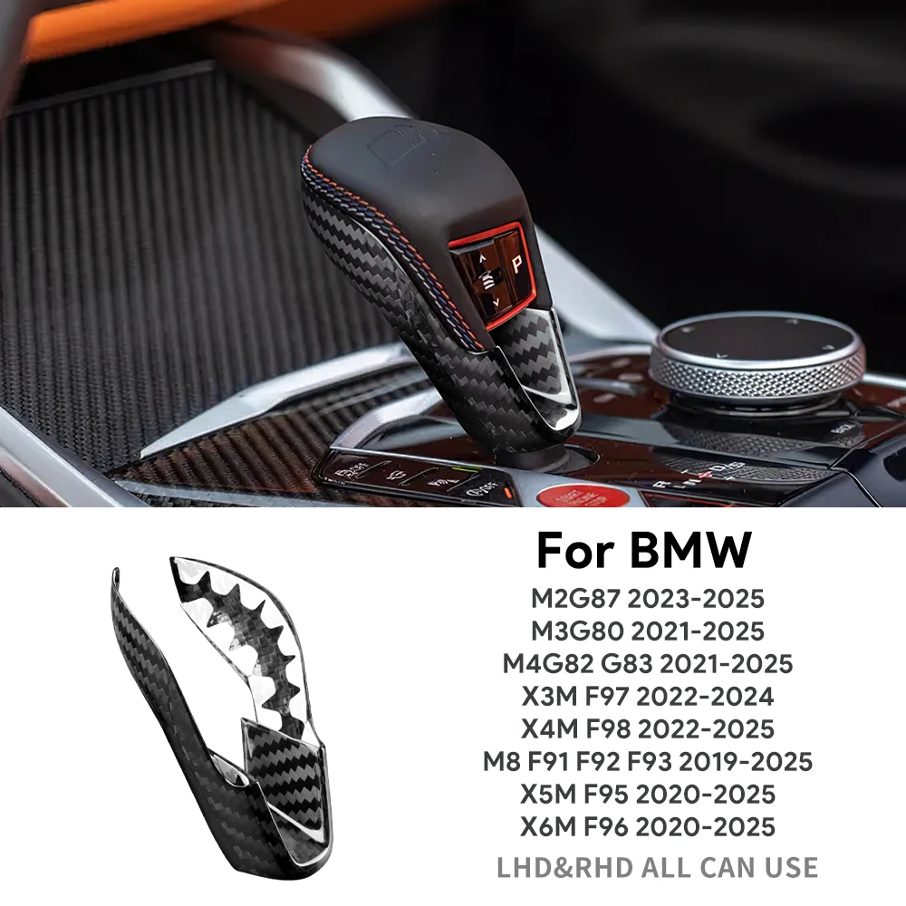 For BMW M2 G87 M3 G80 M4 G82 G83 X3M F97 X45 F98 F95 2021-2025 Real Carbon Fiber Gear Shift Knob Cover Car Interior Retrofitting
For BMW M2 G87 M3 G80 M4 G82 G83 X3M F97 X45 F98 F95 2021-2025 Real Carbon Fiber Gear Shift Knob Cover Car Interior Retrofitting