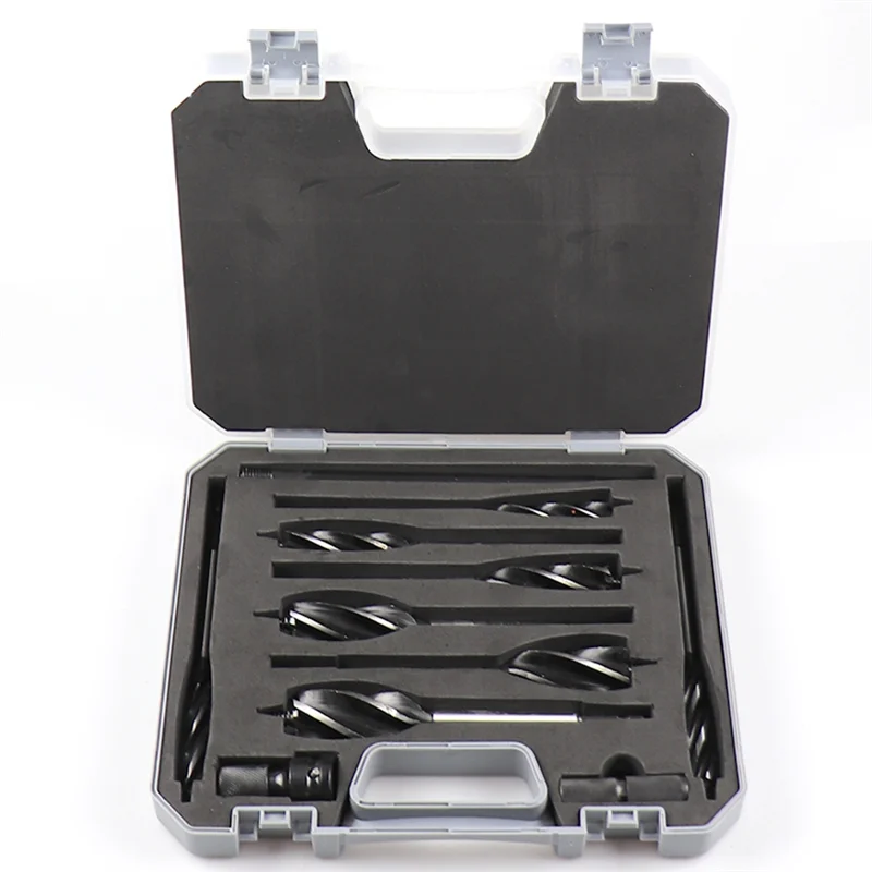 A76K 11 Pieces Of Four-Groove Four-Edge Woodworking Twist Drill Long Drill Bits For Wood 10-25Mm Woodworking Drill Set
A76K 11 Pieces Of Four-Groove Four-Edge Woodworking Twist Drill Long Drill Bits For Wood 10-25Mm Woodworking Drill Set