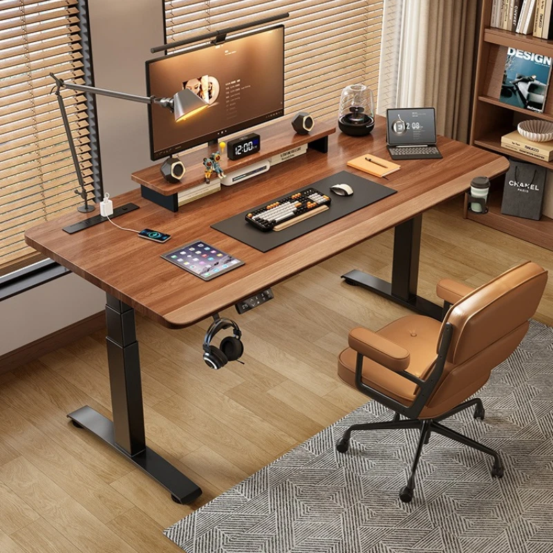 Solid wood electric lifting table desktop computer table e-sports home bedroom study workbench
Solid wood electric lifting table desktop computer table e-sports home bedroom study workbench