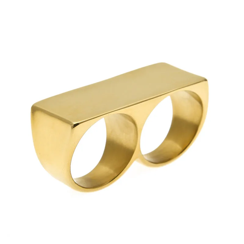 Apexelle Vintage Jewelry Stainless Steel Ring Polished Finish Double Finger Ring Personalized Accessories Hip Hop Jewelry
Apexelle Vintage Jewelry Stainless Steel Ring Polished Finish Double Finger Ring Personalized Accessories Hip Hop Jewelry