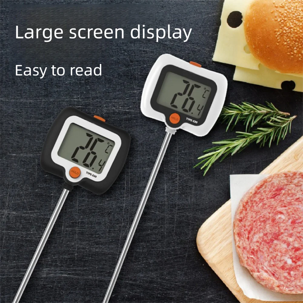Digital Display Food Thermometer with Pot Clip 180° Rotating High Accuracy Instant Read Temperature Gauge with 25cm Long Probe
Digital Display Food Thermometer with Pot Clip 180° Rotating High Accuracy Instant Read Temperature Gauge with 25cm Long Probe