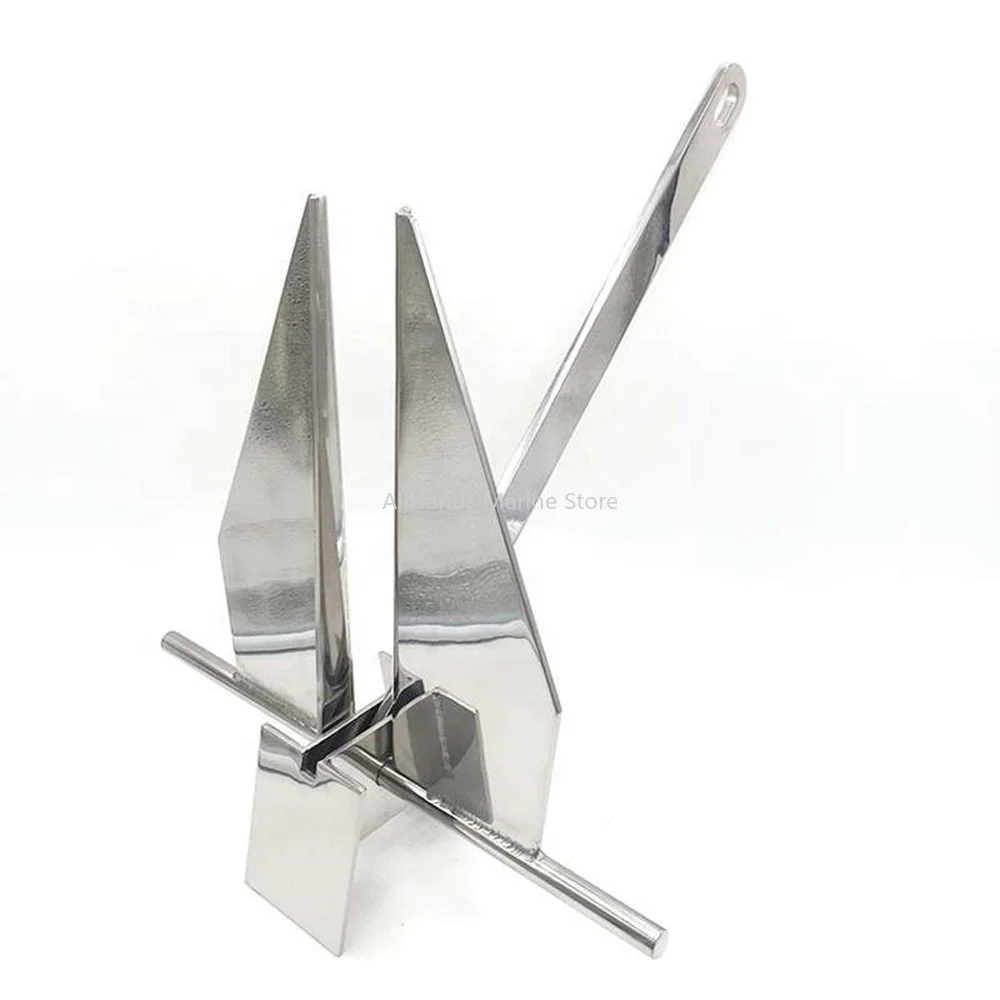 ZD Marine Grade Stainless Steel 316 Mirror High Polishing 10kg Danforth Anchor For Manufacture
ZD Marine Grade Stainless Steel 316 Mirror High Polishing 10kg Danforth Anchor For Manufacture
