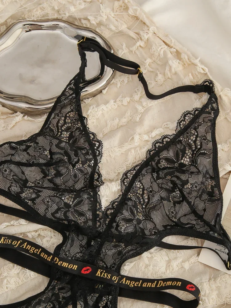 Сексуальный цельный кружевной комбинезон, ультратонкое прозрачное боди большого размера, удобная черная ночная рубашка с подвесным воротником
Сексуальный цельный кружевной комбинезон, ультратонкое прозрачное боди большого размера, удобная черная ночная рубашка с подвесным воротником