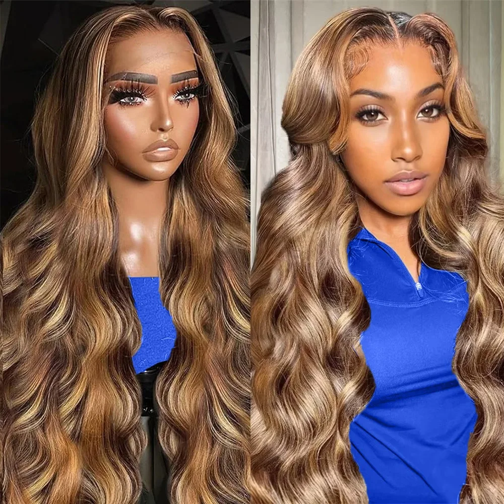 Highlight Wig Body Wave Human Hair Wig 13x4 13x6 Hd Lace Frontal Wigs 4/27 Honey Blonde Ombre Colored Wigs for Women 30 40 Inch
Highlight Wig Body Wave Human Hair Wig 13x4 13x6 Hd Lace Frontal Wigs 4/27 Honey Blonde Ombre Colored Wigs for Women 30 40 Inch